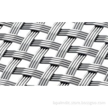 Stainless 4-Wires Woven Architectural Mesh,Unique Decorativ